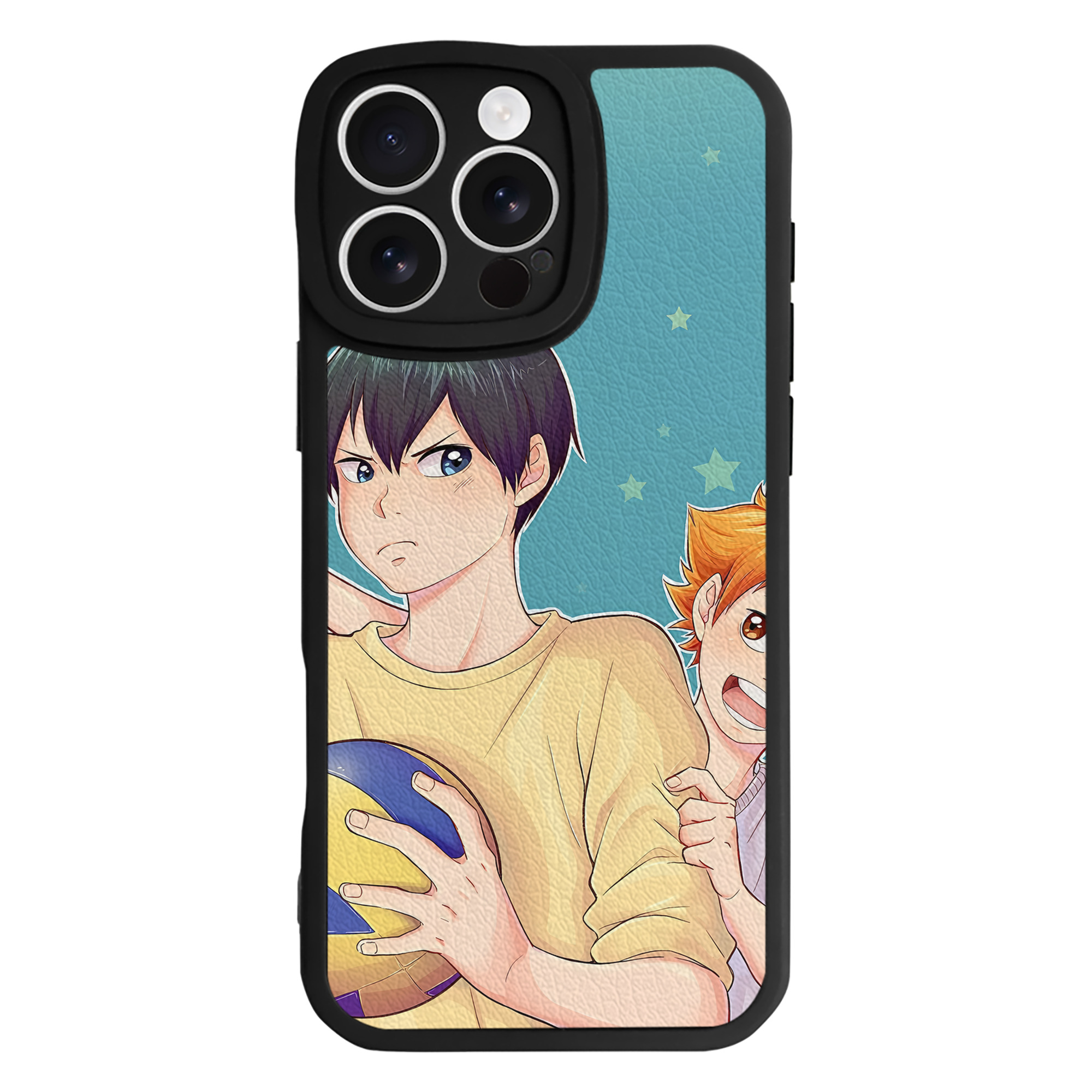 （画像用） ハイキュー!! Haikyu!! 【iPhone 16シリーズ対応】シリコンスマホケース（レザー調） 材質：シリコン
